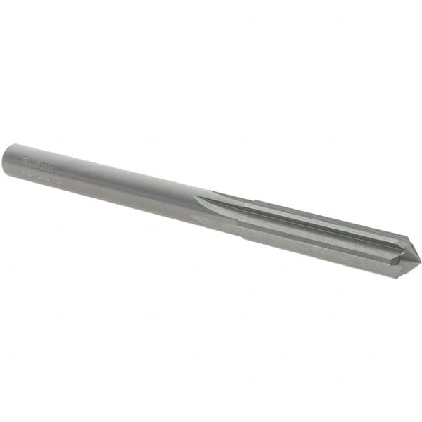OSG - 6.8mm Solid Carbide Chucking Reamer - Straight Flute, 6.35mm Straight Shank, 29mm Flute Length, 83mm OAL - Exact Tooling