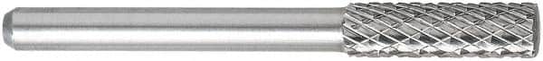 OSG - 5mm Cut Diam, 6mm Shank Diam, Cone Head Burr - Carbide, Point End, 12mm LOC, 50mm OAL - Exact Tooling