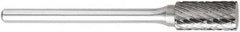 OSG - 6mm Cut Diam, 6mm Shank Diam, Tree Head Burr - Carbide, Point End, 12mm LOC, 50mm OAL - Exact Tooling