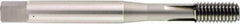 OSG - M10x1.50 Metric Coarse H7 Thread Limit Bottoming Thread Forming Tap - Solid Carbide, Bright Finish, 100mm OAL, 1-1/4" Thread Length, Right Hand Thread, Series 14153 - Exact Tooling