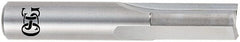 OSG - 3/8" Diam, 3/8" Shank Diam, 7/8" Length of Cut, 3 Flute Straight Router Bit - 2-1/2" Overall Length, Right Hand Cut, Solid Carbide - Exact Tooling