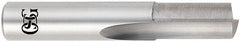 OSG - 1/2" Diam, 1/2" Shank Diam, 1" Length of Cut, 2 Flute Straight Router Bit - 3" Overall Length, Right Hand Cut, Solid Carbide - Exact Tooling