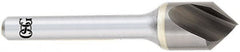 OSG - 1" Head Diam, 1/2" Shank Diam, 1 Flute 82° Solid Carbide Countersink - Exact Tooling