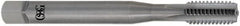 OSG - 7/16-14 UNC 2B 4 Flute Bright Finish Solid Carbide Straight Flute Machine Tap - Bottoming, Right Hand Thread, 100mm OAL, 1-7/16" Thread Length, Oversize - Exact Tooling