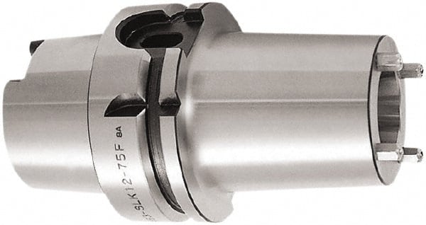 OSG - HSK100A Taper Shank Shrink Fit Tool Holder & Adapter - 105mm Projection, 41mm Nose Diam, Through Coolant - Exact Tooling