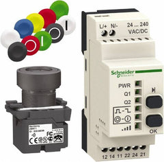 Square D - Maintained (MA) and Momentary (MO), Wireless Pushbutton System with Programmable Receiver - 24-240 VAC/VDC - Exact Tooling