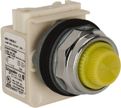 Square D - 120 V Yellow Lens Indicating Light - Exact Tooling