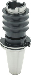 Parlec - CAT50 Taper Shank Rigid Tapping Adapter - 13/16 to 1-3/8" Tap Capacity, 5.65" Projection, Size 3 Adapter, Quick Change, Through Coolant - Exact Tooling