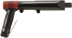 Chicago Pneumatic - 4,000 BPM, 1" Bore Diam, Pneumatic Pistol Grip Needle Scaler - 1" Needle Diam, 7" Needle Length, 1.3" Stroke Length, 4.6 CFM, 90 psi, 1/4 NPT Inlet - Exact Tooling