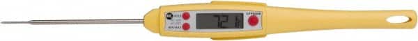 Cooper - -40 to 450°F Pocket Digital Thermometer - 3-Digit LCD Display, Thermistor Sensor, 1.5 Volt Battery Power - Exact Tooling