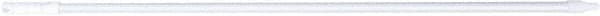 PRO-SOURCE - 54 x 1-1/4" Fiberglass Handle for Floor Squeegees & Push Brooms - Threaded Connection, White - Exact Tooling