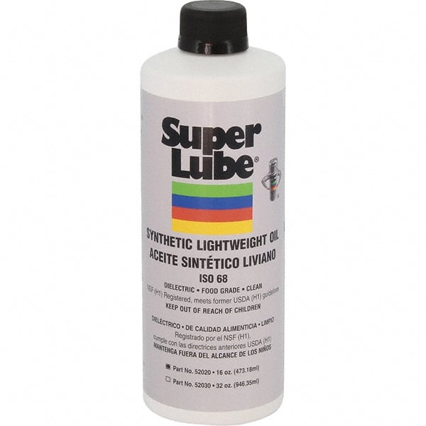 Synco Chemical - 16 oz Bottle Synthetic Lubricant - Translucent, -40°F to 500°F, Food Grade - Exact Tooling