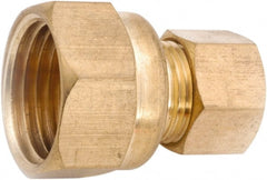 ANDERSON METALS - 3/4" OD, Lead Free Brass Female Connector - 100 Max Working psi, Comp x FNPT Ends - Exact Tooling