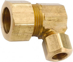 ANDERSON METALS - 5/8 x 3/8" OD, Lead Free Brass Union Elbow - 200 Max Working psi, Comp x Comp Ends - Exact Tooling