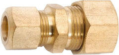 ANDERSON METALS - 1/4 x 3/16" OD, Lead Free Brass Union - 400 Max Working psi, Comp x Comp Ends - Exact Tooling