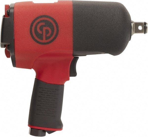 Chicago Pneumatic - 3/4" Drive, 6,500 RPM, 1,217 Ft/Lb Torque Impact Wrench - Pistol Grip Handle, 12 CFM, 90 psi, 3/8" NPT Inlet - Exact Tooling