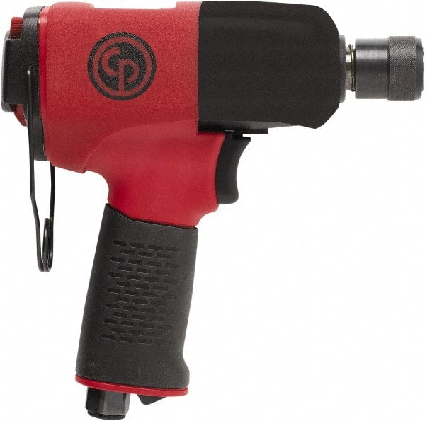 Chicago Pneumatic - 7/16" Drive, 11,500 RPM, 332 Ft/Lb Torque Impact Wrench - Pistol Grip Handle, 8 CFM, 90 psi, 1/4" NPT Inlet - Exact Tooling