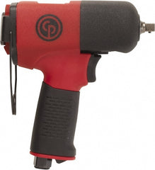 Chicago Pneumatic - 3/8" Drive, 11,500 RPM, 332 Ft/Lb Torque Impact Wrench - Pistol Grip Handle, 8 CFM, 90 psi, 1/4" NPT Inlet - Exact Tooling