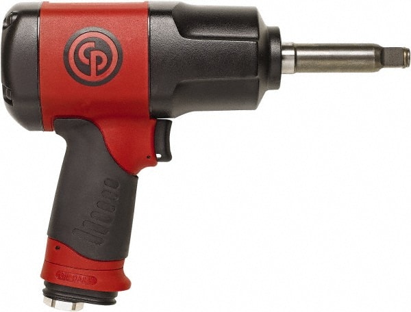 Chicago Pneumatic - 1/2" Drive, 8,200 RPM, 922 Ft/Lb Torque Impact Wrench - Pistol Grip Handle, 5.2 CFM, 90 psi, 1/4" NPT Inlet - Exact Tooling