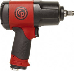 Chicago Pneumatic - 1/2" Drive, 8,200 RPM, 922 Ft/Lb Torque Impact Wrench - Pistol Grip Handle, 5.2 CFM, 90 psi, 1/4" NPT Inlet - Exact Tooling