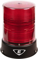 Edwards Signaling - 24 VAC/VDC, 4X NEMA Rated, LED, Red, Flashing, Steady Light - 65 Flashes per min, 3/4 Inch Pipe, 8-1/4 Inch Diameter, 7-3/4 Inch High, IP66 Ingress Rating, Pipe Mount - Exact Tooling