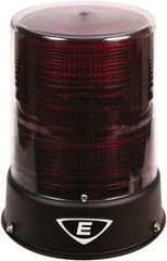 Edwards Signaling - 24 VAC/VDC, 4X NEMA Rated, LED, Magenta, Flashing, Steady Light - 65 Flashes per min, 3/4 Inch Pipe, 6-1/2 Inch Diameter, 8 Inch High, IP66 Ingress Rating, Pipe Mount - Exact Tooling