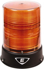 Edwards Signaling - 24 VAC/VDC, 4X NEMA Rated, LED, Amber, Flashing, Steady Light - 65 Flashes per min, 3/4 Inch Pipe, 8-1/4 Inch Diameter, 7-3/4 Inch High, IP66 Ingress Rating, Pipe Mount - Exact Tooling