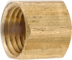 ANDERSON METALS - 3/4-14 Female Thread, Lead Free Brass Industrial Pipe End Cap - FNPT, 1,000 psi - Exact Tooling