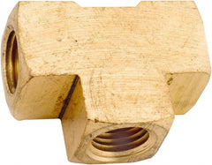 ANDERSON METALS - 3/4-14 Female Thread, Lead Free Brass Industrial Pipe Female Tee - FNPT, 1,000 psi - Exact Tooling