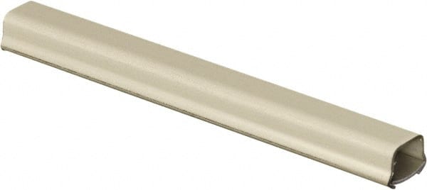 Hubbell Wiring Device-Kellems - 1-1/2m Long x 0.53 Inch Deep x 0.76 Inch Wide, Metal Raceway - Continuous Cover, 1 Channel, Ivory, Painted - Exact Tooling