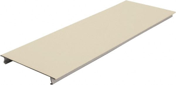 Hubbell Wiring Device-Kellems - 13-1/2 Inch Long x 4-3/4 Inch Wide x 1/4 Inch High, Rectangular Raceway Cover - Ivory, For Use with HBL4750 Series Raceways - Exact Tooling