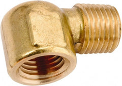 ANDERSON METALS - Class NSF, 1/2" Internal Pipe, Lead Free Brass 90° Street Elbow - NPT - Exact Tooling