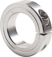 Climax Metal Products - 2" Bore, Steel, One Piece Clamp Collar - 3" Outside Diam, 11/16" Wide - Exact Tooling