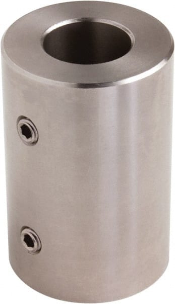 Climax Metal Products - 1-3/8" Inside x 2-1/2" Outside Diam, Set Screw Rigid Coupling - 4-1/2" Long - Exact Tooling