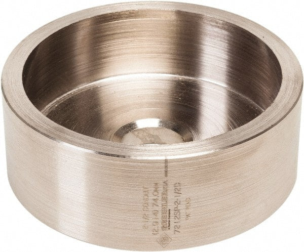 Greenlee - 2-1/2" Conduit Round Die - 1.95" Hole Diam - Exact Tooling