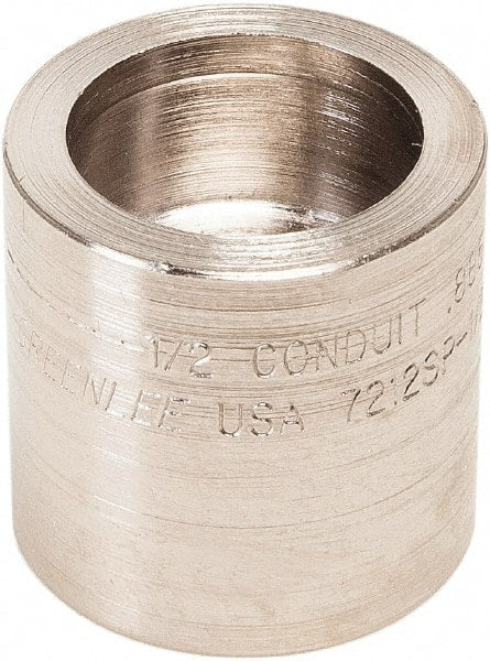 Greenlee - 1/2" Conduit Round Die - 0.885" Hole Diam - Exact Tooling