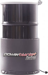 Powerblanket - 14" Wide, 15 Gallon Wrap-Around Drum Heater - 120 Volt, 1.15 Amps, 0°F to 450°F Thermostat Rating - Exact Tooling