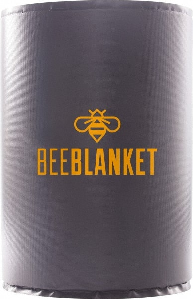 Powerblanket - 22-1/2" Wide, 55 Gallon Wrap-Around Drum Heater - 120 Volt, 400 Watts to 800 Watts, 0.5 Amps, 0°F to 110°F Thermostat Rating - Exact Tooling