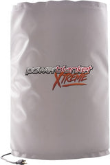 Powerblanket - 18-1/2" Wide, 30 Gallon Wrap-Around Drum Heater - 120 Volt, 280 Watts to 560 Watts, 0.5 Amps, 0°F to 100°F Thermostat Rating - Exact Tooling