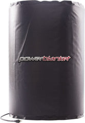 Powerblanket - 22-1/2" Wide, 55 Gallon Wrap-Around Drum Heater - 120 Volt, 400 Watts to 800 Watts, 0.5 Amps, 0°F to 120°F Thermostat Rating - Exact Tooling
