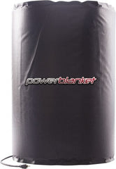 Powerblanket - 22-1/2" Wide, 55 Gallon Wrap-Around Drum Heater - 120 Volt, 400 Watts to 800 Watts, 0.5 Amps, 0°F to 80°F Thermostat Rating - Exact Tooling