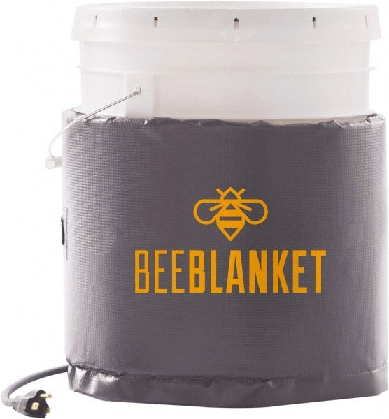 Powerblanket - 12" Wide, 5 Gallon Wrap-Around Drum Heater - 120 Volt, 1 Amps, 0°F to 110°F Thermostat Rating - Exact Tooling
