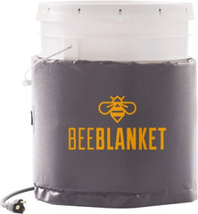 Powerblanket - 12" Wide, 5 Gallon Wrap-Around Drum Heater - 120 Volt, 1 Amps, 0°F to 110°F Thermostat Rating - Exact Tooling