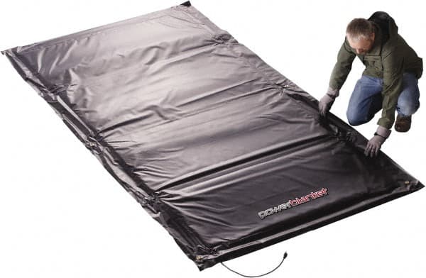 Powerblanket - 120" Long x 60" Wide, Flat, PVC, Standard Heat Blanket - 120 Volts, Flat Back - Exact Tooling