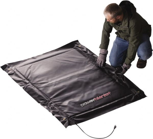 Powerblanket - 24" Long x 24" Wide, Flat, PVC, Standard Heat Blanket - 120 Volts, Flat Back - Exact Tooling