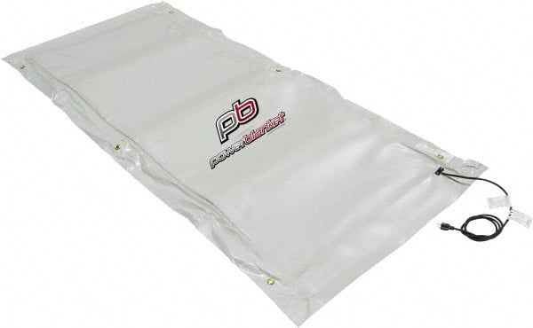Powerblanket - 120" Long x 36" Wide, Flat, PVC, Standard Heat Blanket - 120 Volts, Flat Back - Exact Tooling