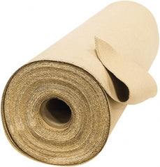 Steiner - 4' Wide x 0.08" Thick Coated Fiberglass Welding Blanket - Tan, Grommet - Exact Tooling