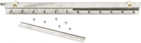 Steiner - 2' Long Galvanized Steel Dock Strip Door Strip Door Trolley - Use with Track & Roller Track - Exact Tooling