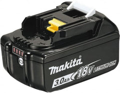 Makita - 18 Volt Lithium-Ion Power Tool Battery - 3 Ahr Capacity, 30 min Charge Time, Series LXT - Exact Tooling