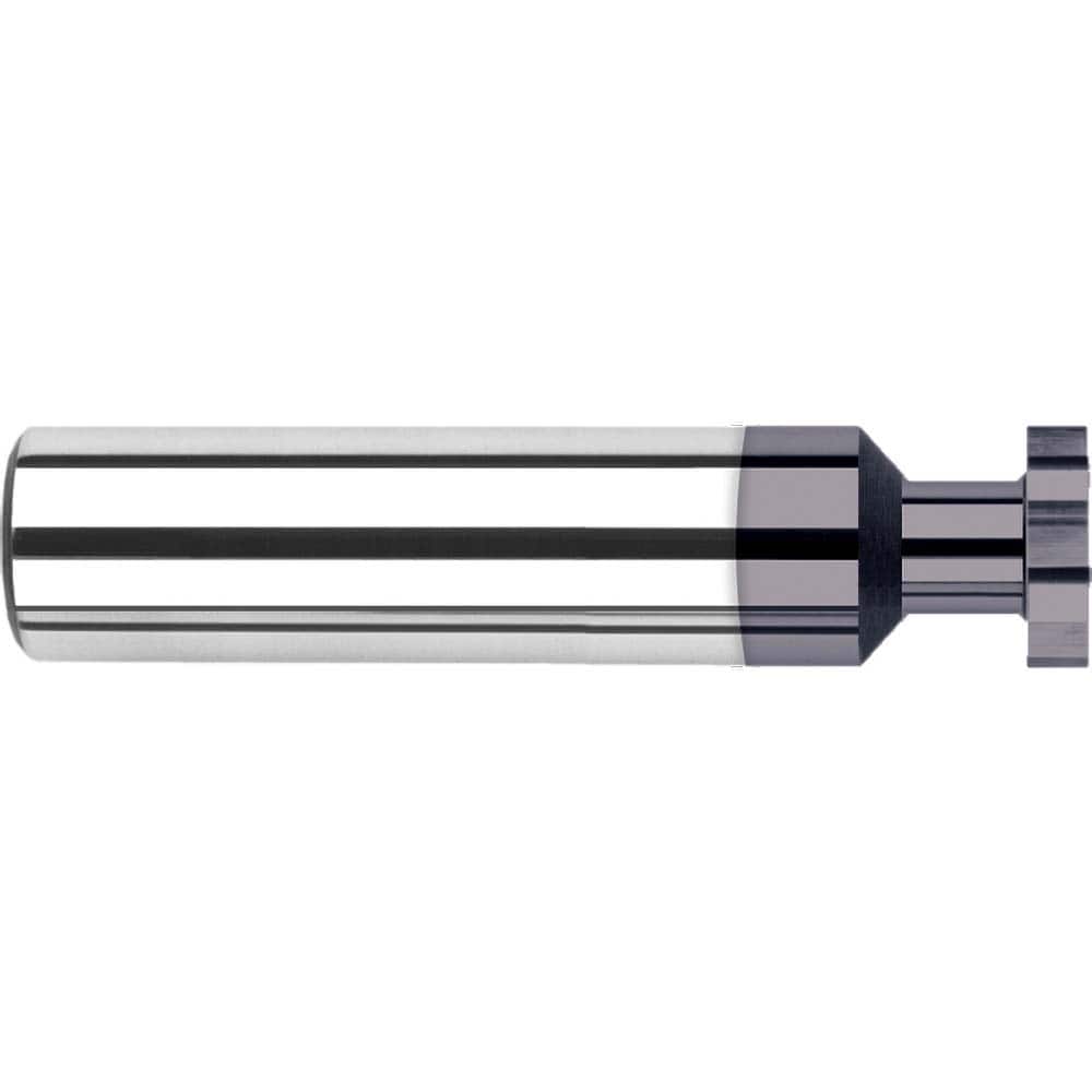 Harvey Tool - ANSI 304 (Old Std # 2) 1/2" Cut Diam, 3/32" Cut Width, 1/2" Shank, Straight-Tooth Woodruff Keyseat Cutter - Exact Tooling